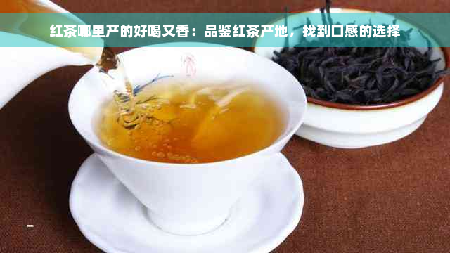 红茶哪里产的好喝又香：品鉴红茶产地，找到口感的选择