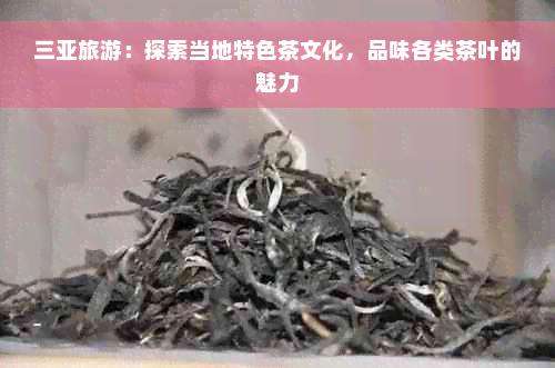 三亚旅游：探索当地特色茶文化，品味各类茶叶的魅力