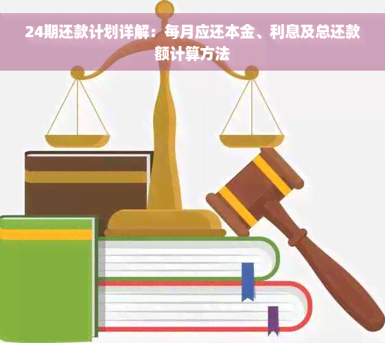 24期还款计划详解：每月应还本金、利息及总还款额计算方法