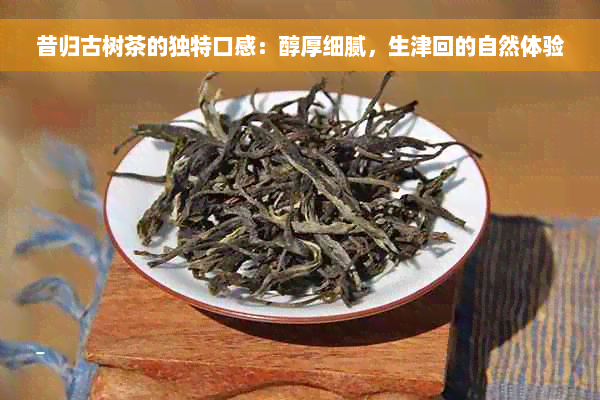 昔归古树茶的独特口感：醇厚细腻，生津回的自然体验