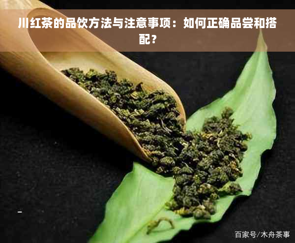 川红茶的品饮方法与注意事项：如何正确品尝和搭配？