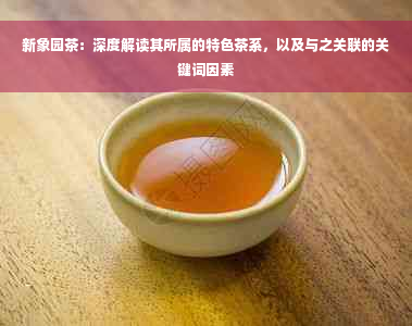 新象园茶：深度解读其所属的特色茶系，以及与之关联的关键词因素