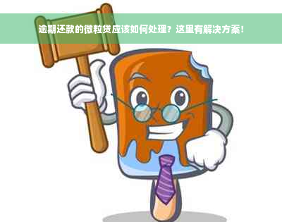 逾期还款的微粒贷应该如何处理？这里有解决方案！