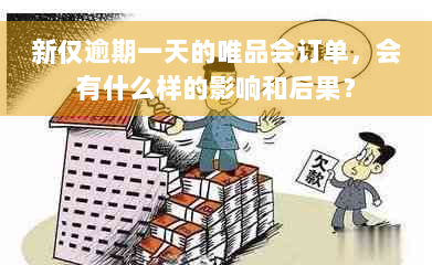 新仅逾期一天的唯品会订单，会有什么样的影响和后果？