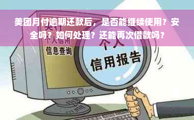 美团月付逾期还款后，是否能继续使用？安全吗？如何处理？还能再次借款吗？