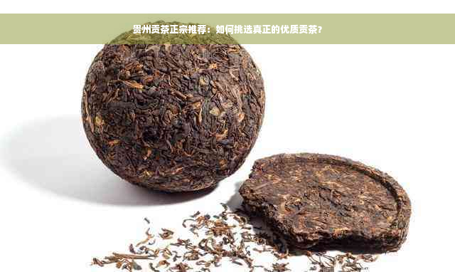 贵州贡茶正宗推荐：如何挑选真正的优质贡茶？