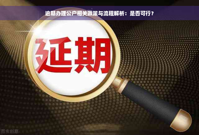 逾期办理公户相关政策与流程解析：是否可行？