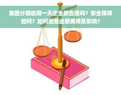 美团分期逾期一天还全款合理吗？安全保障如何？如何避免逾期费用及影响？