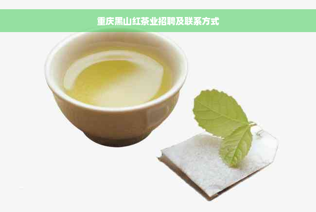 重庆黑山红茶业招聘及联系方式