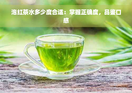 泡红茶水多少度合适：掌握正确度，品鉴口感