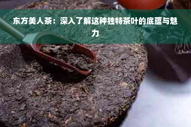 东方美人茶：深入了解这种独特茶叶的底蕴与魅力