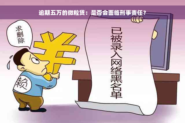 逾期五万的微粒贷：是否会面临刑事责任？