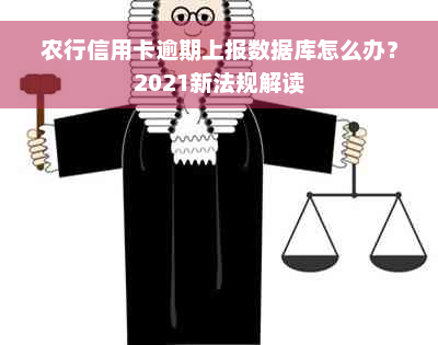 农行信用卡逾期上报数据库怎么办？2021新法规解读