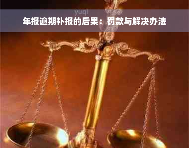 年报逾期补报的后果：罚款与解决办法