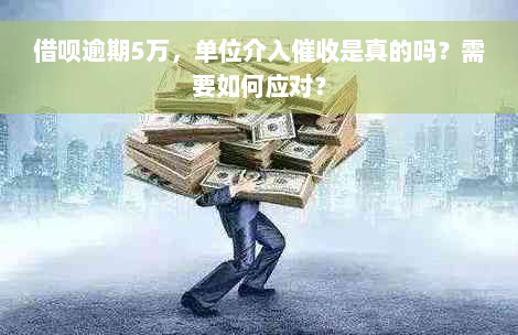 借呗逾期5万，单位介入催收是真的吗？需要如何应对？