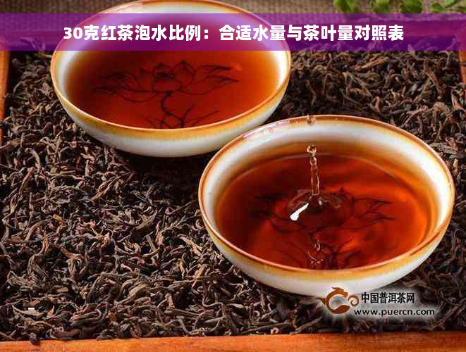 30克红茶泡水比例：合适水量与茶叶量对照表