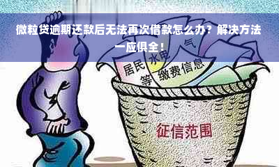 微粒贷逾期还款后无法再次借款怎么办？解决方法一应俱全！