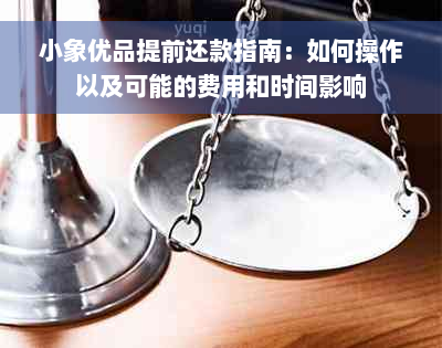 小象优品提前还款指南：如何操作以及可能的费用和时间影响