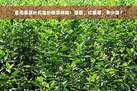 名而来茶叶礼盒价格及种类：绿茶、红茶等，多少钱？