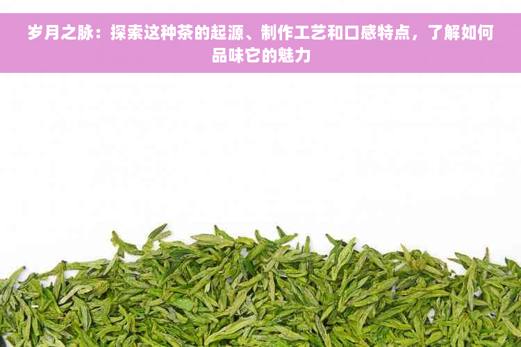 岁月之脉：探索这种茶的起源、制作工艺和口感特点，了解如何品味它的魅力