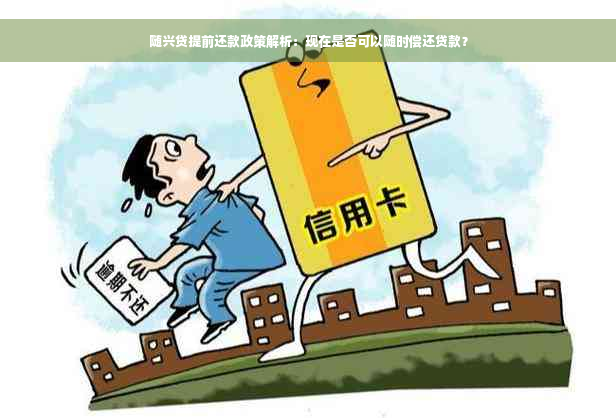 随兴贷提前还款政策解析：现在是否可以随时偿还贷款？