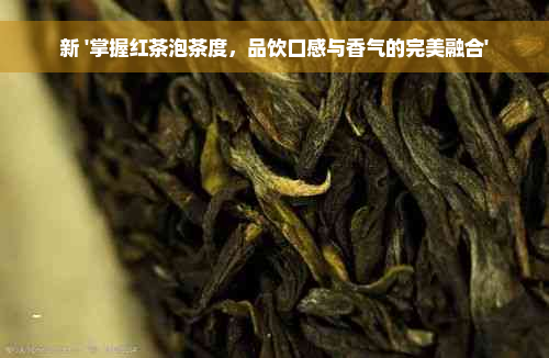 新 '掌握红茶泡茶度，品饮口感与香气的完美融合'