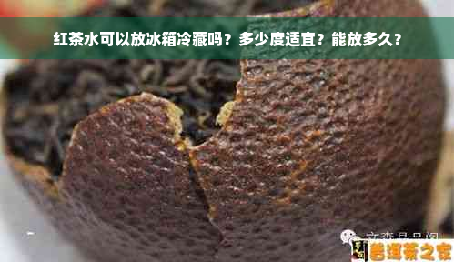 红茶水可以放冰箱冷藏吗？多少度适宜？能放多久？