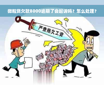 微粒贷欠款8000逾期了会起诉吗？怎么处理？