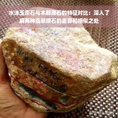 水沫玉原石与木那原石的特征对比：深入了解两种翡翠原石的差异和相似之处