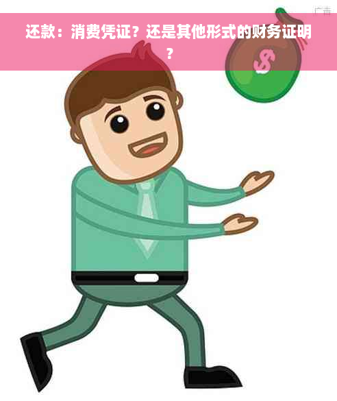 还款：消费凭证？还是其他形式的财务证明？