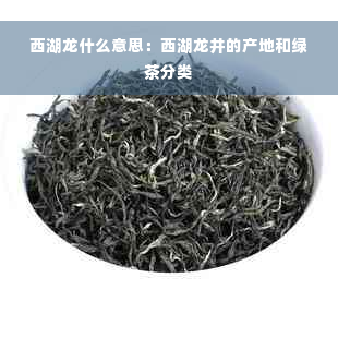 西湖龙什么意思：西湖龙井的产地和绿茶分类