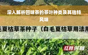 深入解析回味茶的茶叶种类及其独特风味