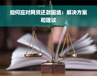 如何应对网贷还款困境：解决方案和建议