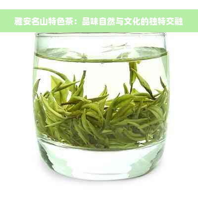 雅安名山特色茶：品味自然与文化的独特交融