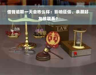 借钱逾期一天会咋么样：影响征信、亲朋好友被联系？