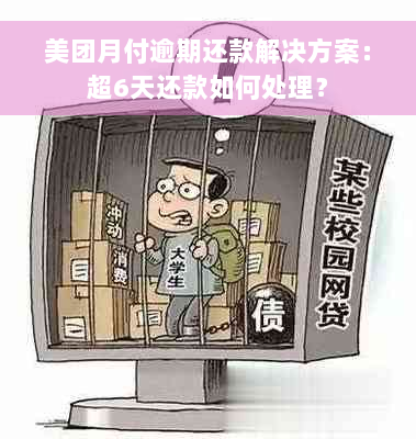 美团月付逾期还款解决方案：超6天还款如何处理？