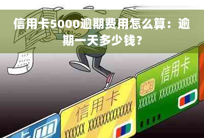 信用卡5000逾期费用怎么算：逾期一天多少钱？