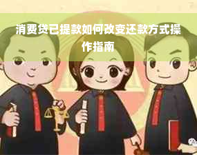 消费贷已提款如何改变还款方式操作指南