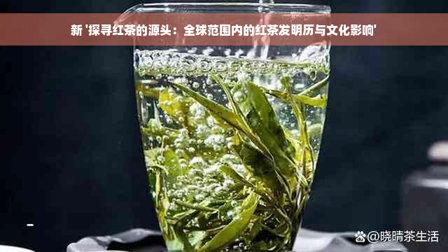 新 '探寻红茶的源头：全球范围内的红茶发明历与文化影响'