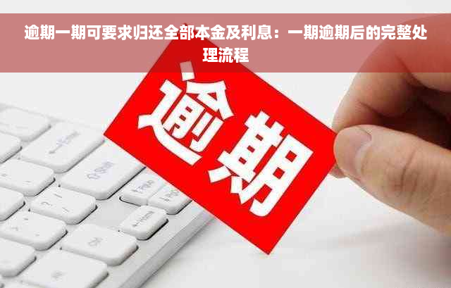 逾期一期可要求归还全部本金及利息：一期逾期后的完整处理流程