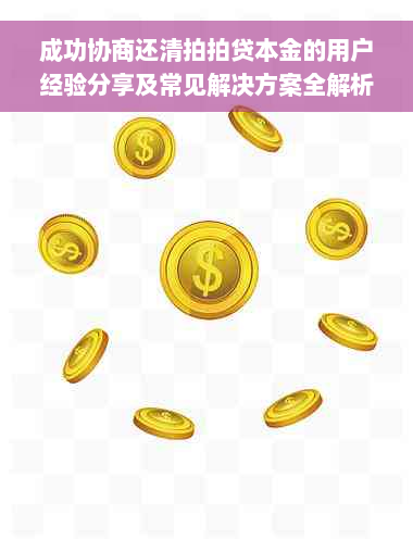 成功协商还清拍拍贷本金的用户经验分享及常见解决方案全解析