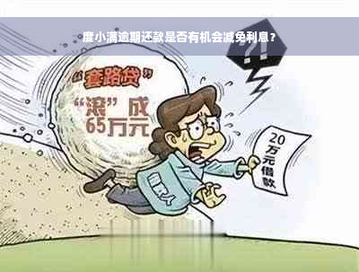 度小满逾期还款是否有机会减免利息？