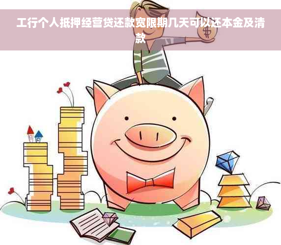 工行个人抵押经营贷还款宽限期几天可以还本金及清款