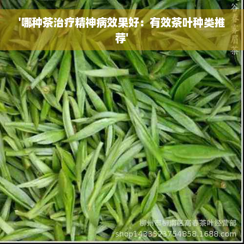 '哪种茶治疗精神病效果好：有效茶叶种类推荐'