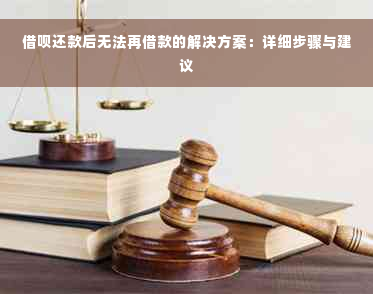 借呗还款后无法再借款的解决方案：详细步骤与建议