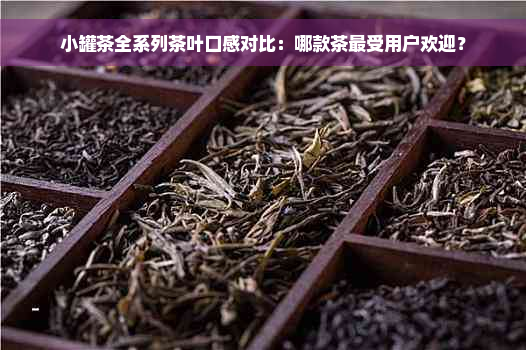 小罐茶全系列茶叶口感对比：哪款茶最受用户欢迎？