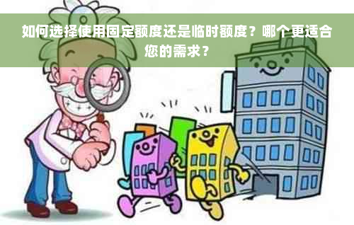 如何选择使用固定额度还是临时额度？哪个更适合您的需求？