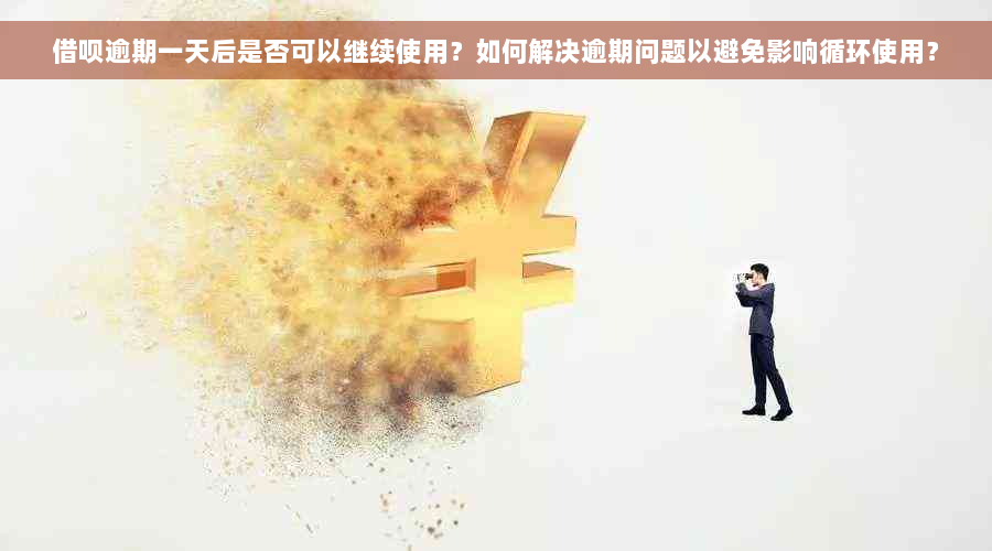 借呗逾期一天后是否可以继续使用？如何解决逾期问题以避免影响循环使用？