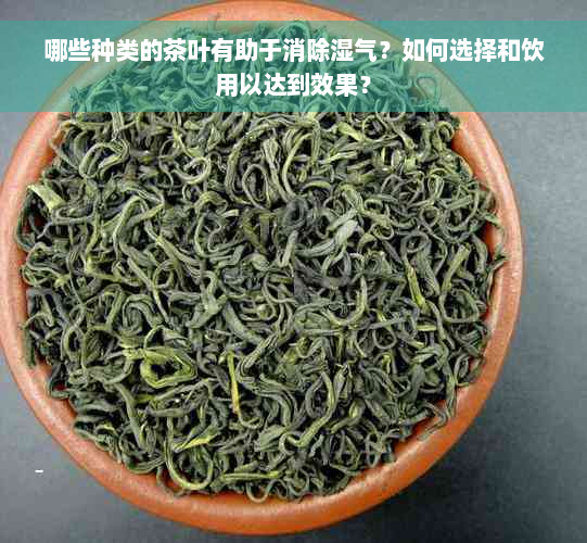 哪些种类的茶叶有助于消除湿气？如何选择和饮用以达到效果？