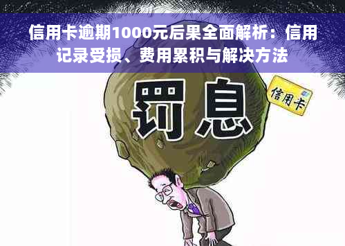 信用卡逾期1000元后果全面解析：信用记录受损、费用累积与解决方法